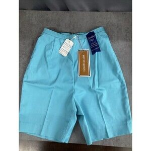 Vntg 1960 Koret Of California Shorts Turquoise Siz 10;NWT Small Waist